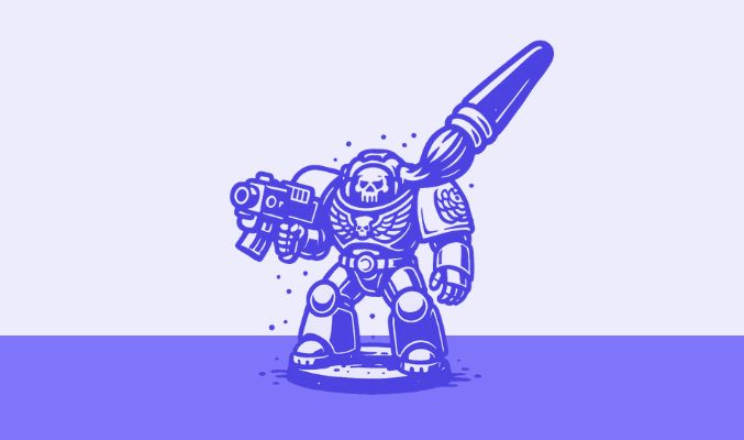 Board game miniatures blog post cover main image