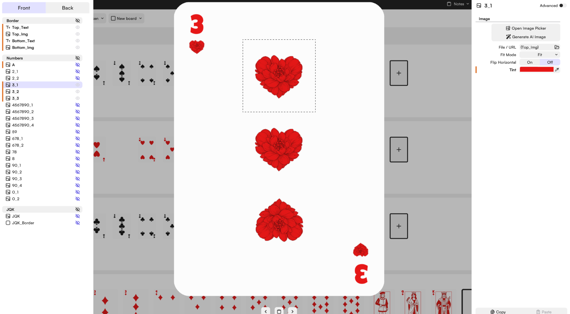 Flower hearts - pojer