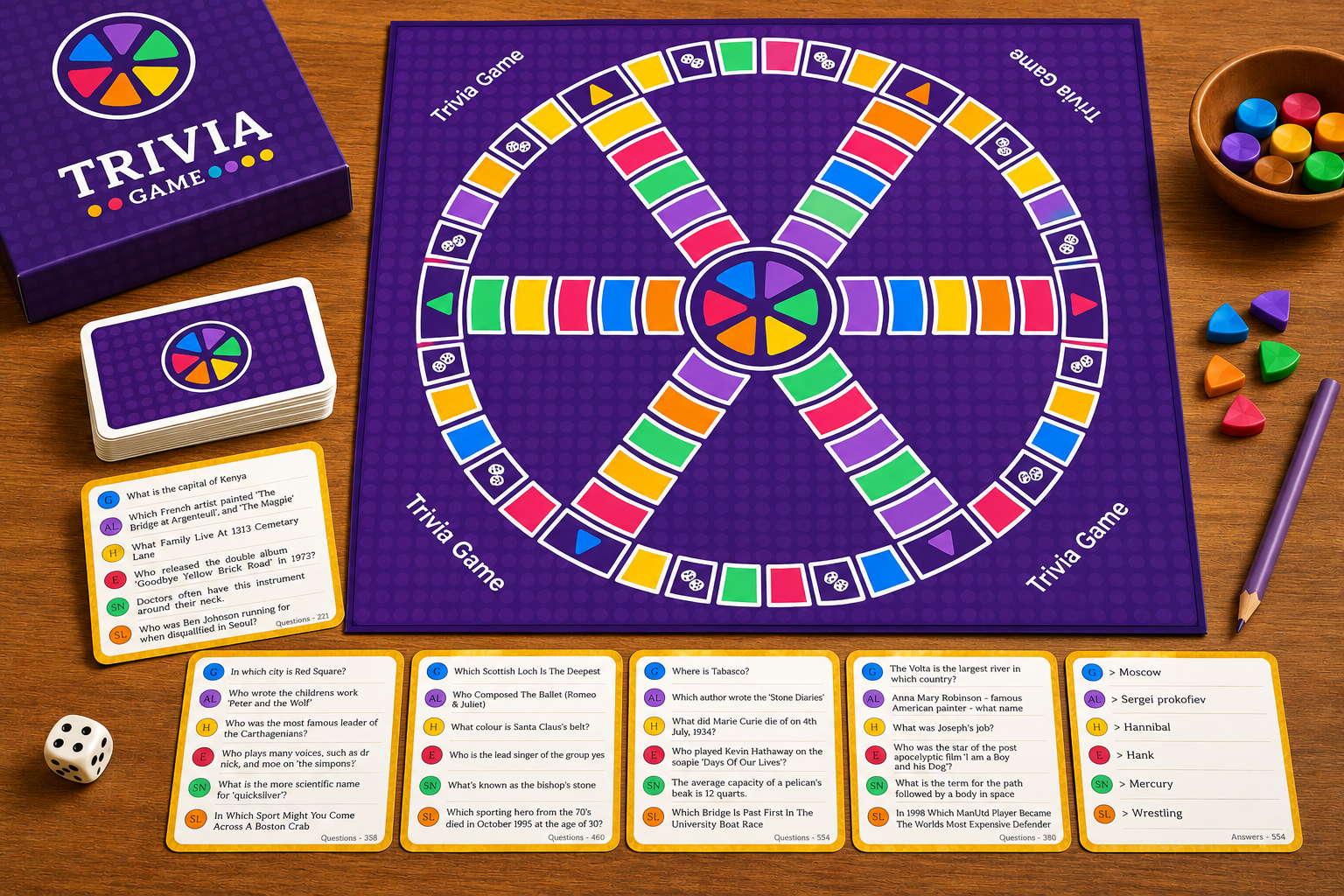 Trivial inspired game