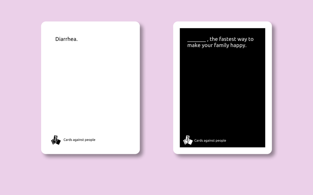 Cards against people - Preview